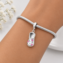 BERLOQUE CHARM PENDENTE "CROCS" - PRATA 925