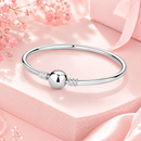BRACELETE RÍGIDO "TRADICIONAL LISO" - PRATA 925