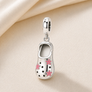BERLOQUE CHARM PENDENTE "CROCS" - PRATA 925