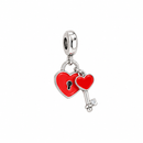 BERLOQUE CHARM "CHAVE DO AMOR" - PRATA 925