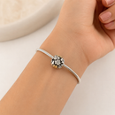 BELOQUE CHARM SEPARADOR "TREVO" - PRATA 925