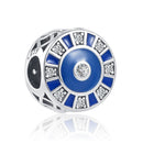 BERLOQUE CHARM SEPARADOR "OLHO GREGO BLUE" - PRATA 925