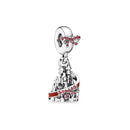 BERLOQUE CHARM PENDENTE "CASTELO RED" - PRATA 925