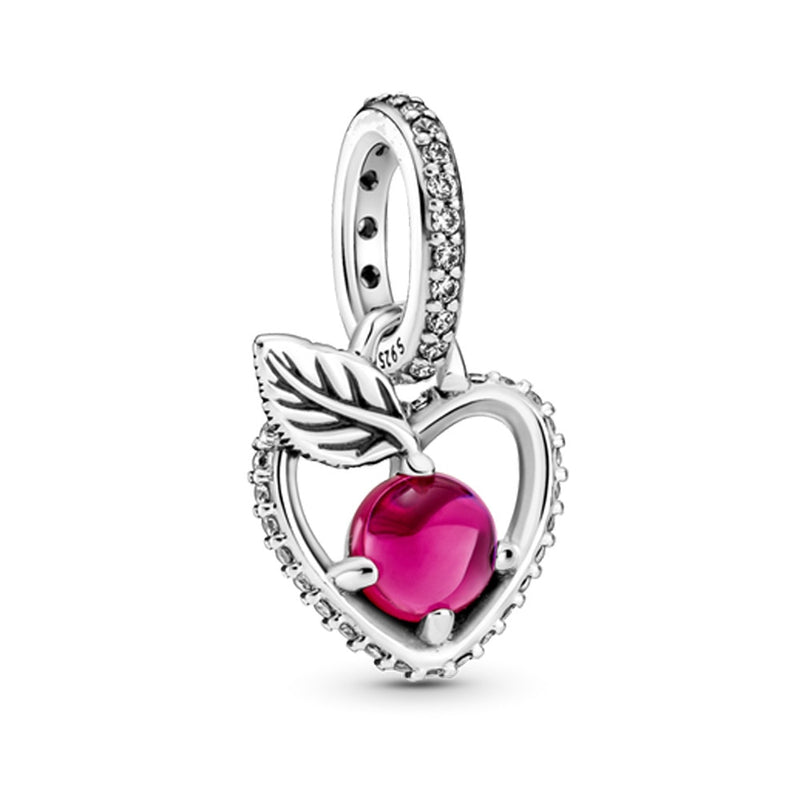 BERLOQUE CHARM PENDENTE "MAÇÃ DE "A BRANCA DE NEVE" - PRATA 925