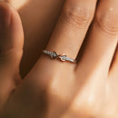 ANEL INFINITO MOISSANITE - PRATA 925