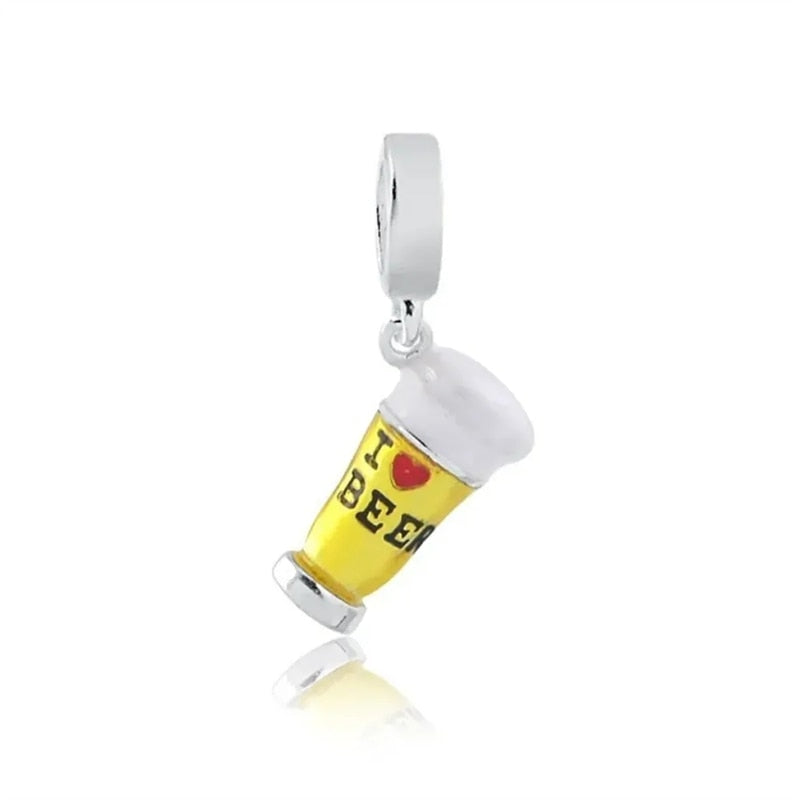 BERLOQUE CHARM "I LOVE BEER" - PRATA 925