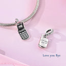 BERLOQUE CHARM PENDENTE "CELULAR RETRÔ" - PRATA 925
