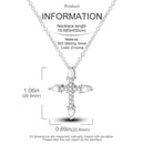 COLAR CRUCIFIXO CRAVEJADO COM ZIRCÔNIAS - PRATA 925