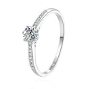ANEL ETERNO MOISSANITE - PRATA 925