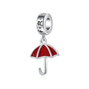 BERLOQUE CHARM "GUARDA-CHUVA VERMELHO FRIENDS"  PRATA 925
