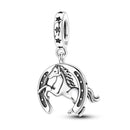 BERLOQUE CHARM "CAVALO & FERRADURA" - PRATA 925