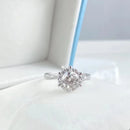 ANEL DE NOIVADO MOISSANITE - PRATA 925