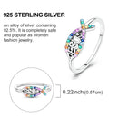 ANEL JESUS PEDRAS COLORIDAS - PRATA 925