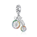 BERLOQUE CHARM PENDENTE "LOVE BICICLETA" - PRATA/925