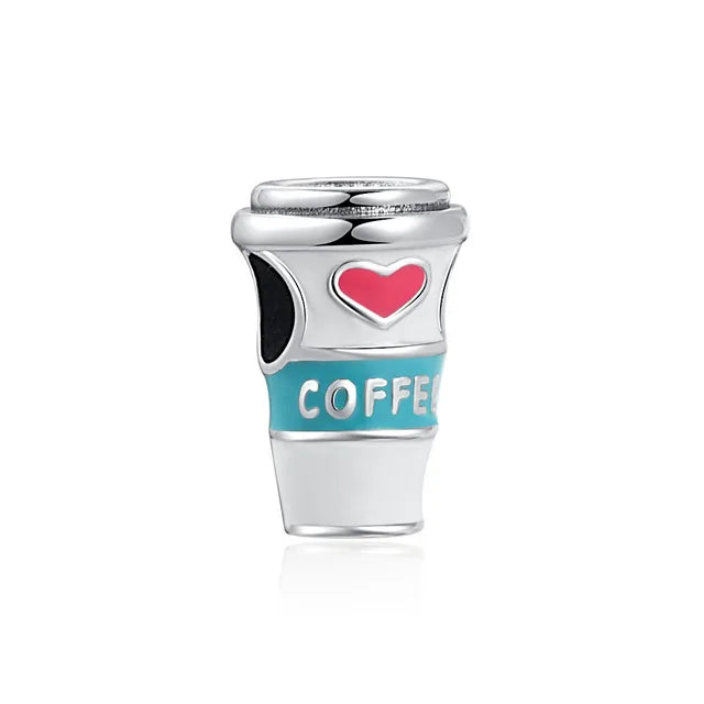 BERLOQUE CHARM 'LOVE CAFÉ"  - PRATA 925