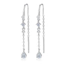 BRINCO ELEGANCE MOISSANITE - PRATA 925