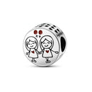 BERLOQUE CHARM "IRMÃS PARA SEMPRE" - PRATA 925