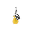 BERLOQUE CHARM PENDENTE "ECONOMIA 2" - PRATA 925