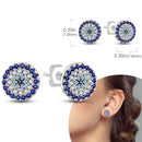 BRINCO "OLHO GREGO CRAVEJADO" - PRATA 925