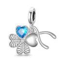 BERLOQUE CHARM PENDENTE "TREVO SORTE" - PRATA 925