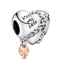 BERLOQUE CHRM "MANTENHA-SE SEGURO" - PRATA 925