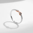 ANEL INFINITO MOISSANITE - PRATA 925