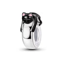 ▪️BERLOQUE SEPARADOR GATINHO BLACK - PRATA 925