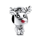 ▪️BERLOQUE CHARM "RENA DE NATAL NARIZ VERMELHO" - PRATA 925