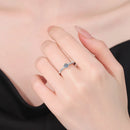 ANEL ETERNO MOISSANITE - PRATA 925