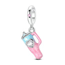 BERLOQUE CHARM PENDENTE "COPO CANDY" - PRATA 925