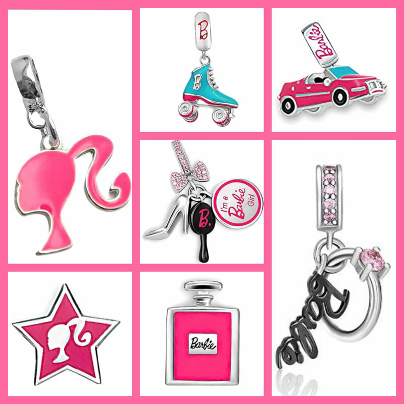 BERLOQUE CHARM PENDENTE "BARBIE" - PRATA 925