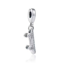 BERLOQUE CHARM PENDENTE "SKATE" - PRATA 925'