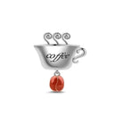 BERLOQUE CHARM "LOVE CAFÉ/ COFFEE" - PRATA 925