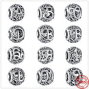 BERLOQUE CHARM SEPARADOR "LETRAS A - Z" - PRATA 925