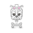 BERLOQUE CHARM PENDENTE "DOG SHITSU" - PRATA 925