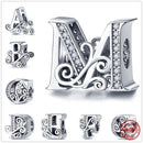 BERLOQUE CHARM "LETRAS DECORADAS" - PRATA 925