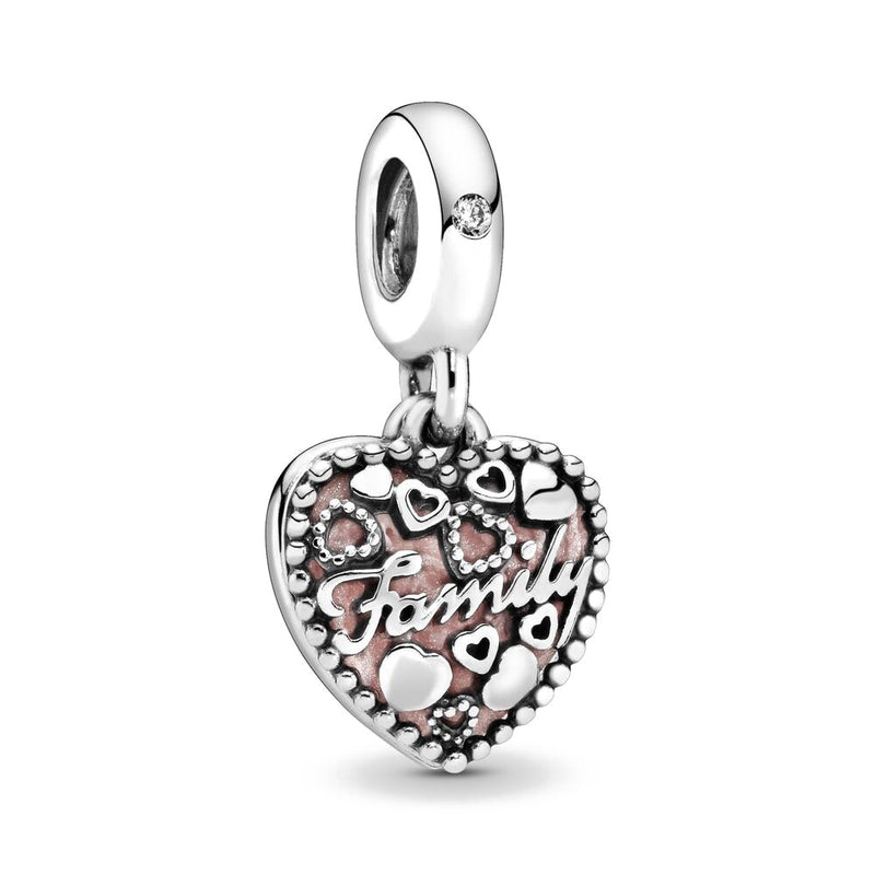 BERLOQUE CHARM PENDENTE "FAMÍLIA" - PRATA 925"