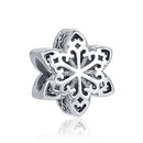 BERLOQUE CHARM SEPARADOR "FLOCO DE NEVE" - PRATA 925