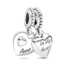 BERLOQUE CHARM "SOBRINHA/ TIA DO MEU CORAÇÃO" - PRATA 925