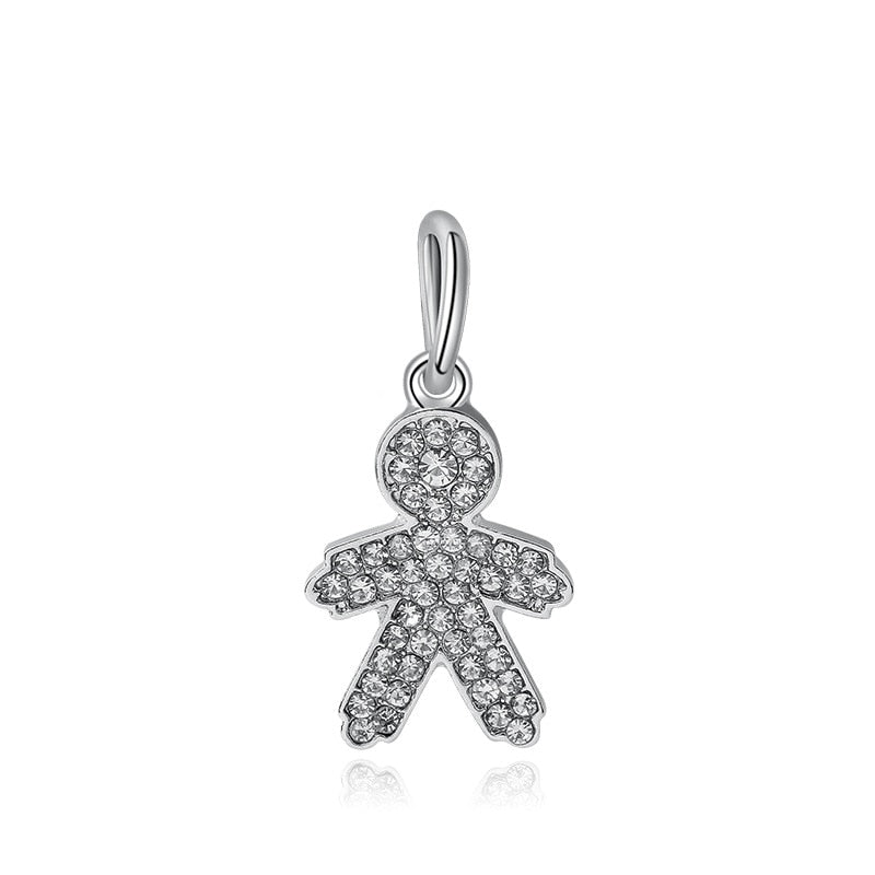 BERLOQUE CHARM PENDENTE "MENINO" - PRATA 925