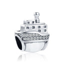 BERLOQUE CHARM "CRUZEIRO/NAVIO CRISTAL" - PRATA 925