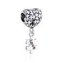 BERLOQUE CHARM PENDENTE "LOVE AUTISMO" / PRATA 925"