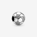BERLOQUE CHARM "BOLA DE FUTEBOL CRISTAL" - PRATA 925