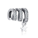 BERLOQUE CHARM "ESTRELA RODINADA" - PRATA 925