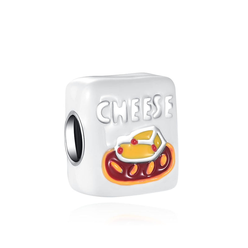 BERLOQUE CHARM CHEESE "LOVE QUEIJO" - PRATA 925