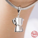 BERLOQUE CHARM PENDENTE "CAFETEIRA ITALIANA" - PRATA 925