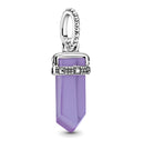 BERLOQUE CHARM "AMULETO ROXO"  / PRATA 925"