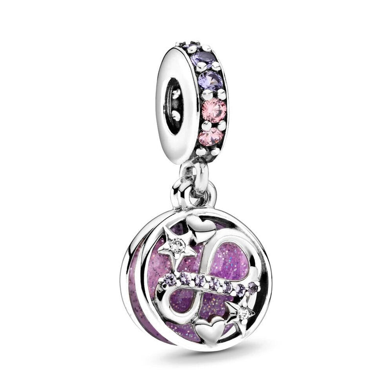 BERLOQUE CHARM PENDENTE "INFINITO" / PRATA 925"