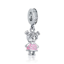 BERLOQUE CHARM PENDENTE "MENINA 1"  / PRATA 925"