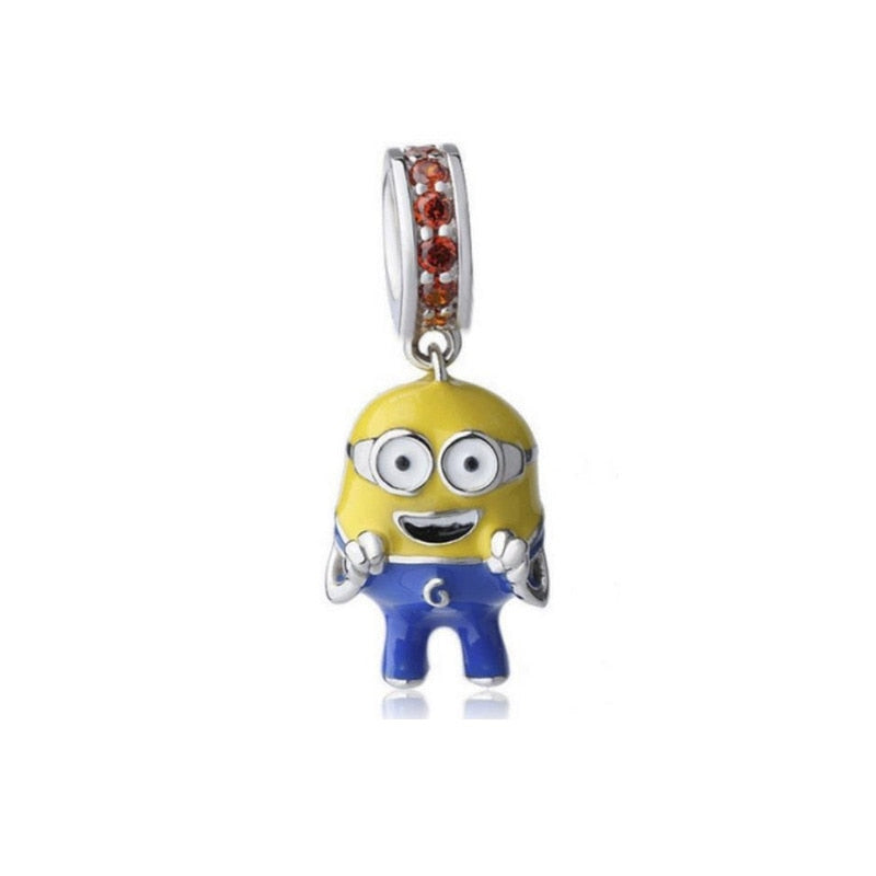 BERLOQUE CHARM "MINIONS BOB" - PRATA 925